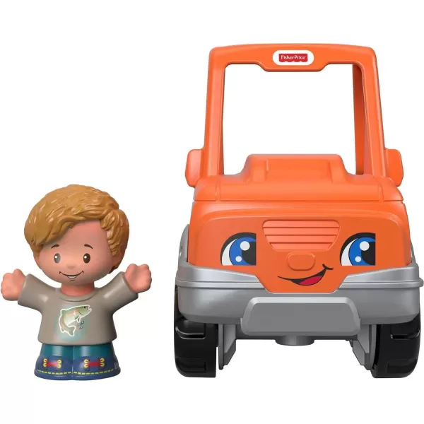 FisherPrice Little People Toddler Toy Help A Friend Pick Up Truck Orange Vehicle ampamp Figure for Pretend Play Ages 1 YearsPick Up Truck