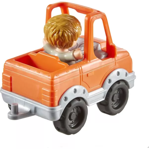 FisherPrice Little People Toddler Toy Help A Friend Pick Up Truck Orange Vehicle ampamp Figure for Pretend Play Ages 1 YearsPick Up Truck
