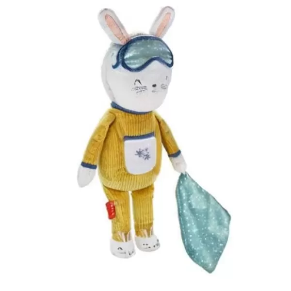 FisherPrice Little People Toddler Toy Hoppy Dreams Soother ampamp Sleep Trainer Plush Sound Machine with Music ampamp Lights for Kids Ages 18 Months
