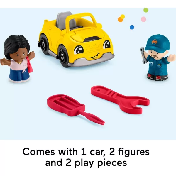 FisherPrice Little People Toddler Toy LightUp Learning Garage Playset with Smart Stages Car ampamp Ramp for Pretend Play Kids Ages 1 YearsSimplified Packaging