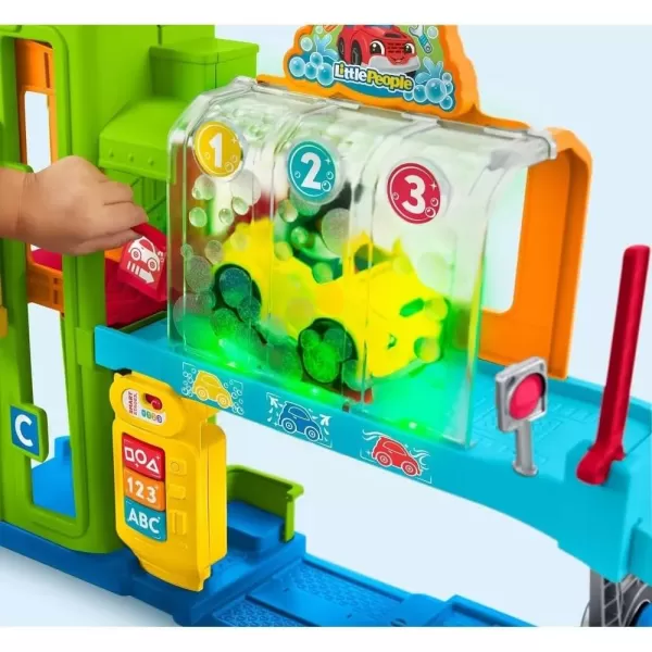 FisherPrice Little People Toddler Toy LightUp Learning Garage Playset with Smart Stages Car ampamp Ramp for Pretend Play Kids Ages 1 YearsStandard Packaging