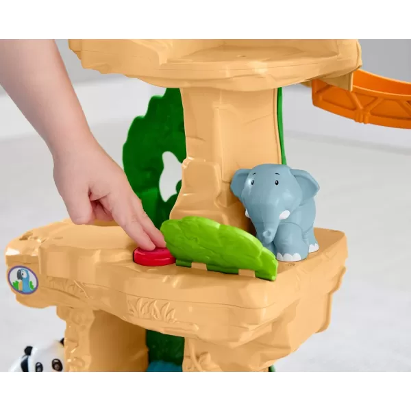 FisherPrice Little People Toddler Toy Share ampamp Care Safari 2Ft Tall Playset with Lights Sounds ampamp 7 Figures for Pretend Play Ages 1 years