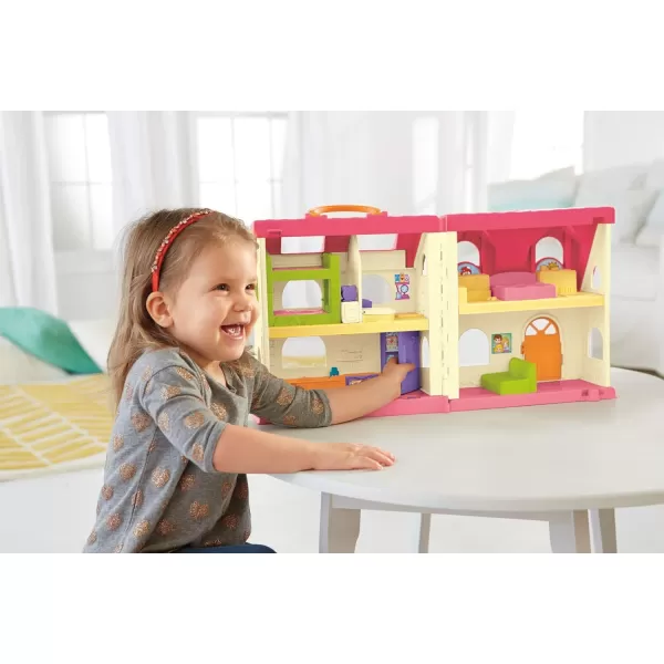 FisherPrice Little People Toddler Toy Surprise ampamp Sounds Home Musical Playhouse with Figures ampamp Accessories for Pretend Play Kids Ages 1 YearsSIOCFFP