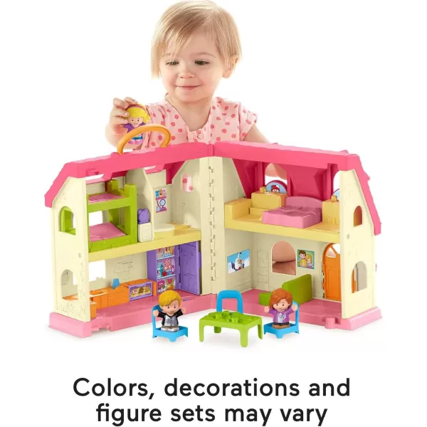 FisherPrice Little People Toddler Toy Surprise ampamp Sounds Home Musical Playhouse with Figures ampamp Accessories for Pretend Play Kids Ages 1 YearsSIOCFFP
