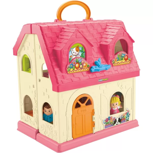 FisherPrice Little People Toddler Toy Surprise ampamp Sounds Home Musical Playhouse with Figures ampamp Accessories for Pretend Play Kids Ages 1 YearsSIOCFFP