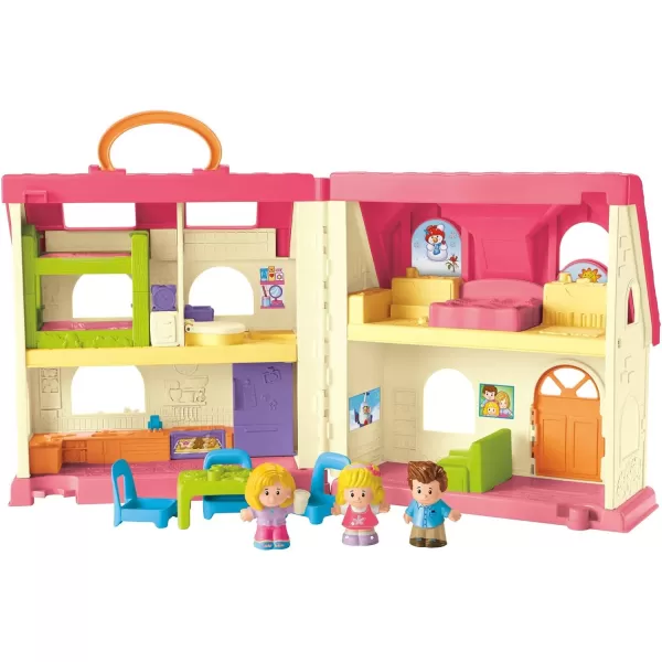 FisherPrice Little People Toddler Toy Surprise ampamp Sounds Home Musical Playhouse with Figures ampamp Accessories for Pretend Play Kids Ages 1 YearsSIOCFFP