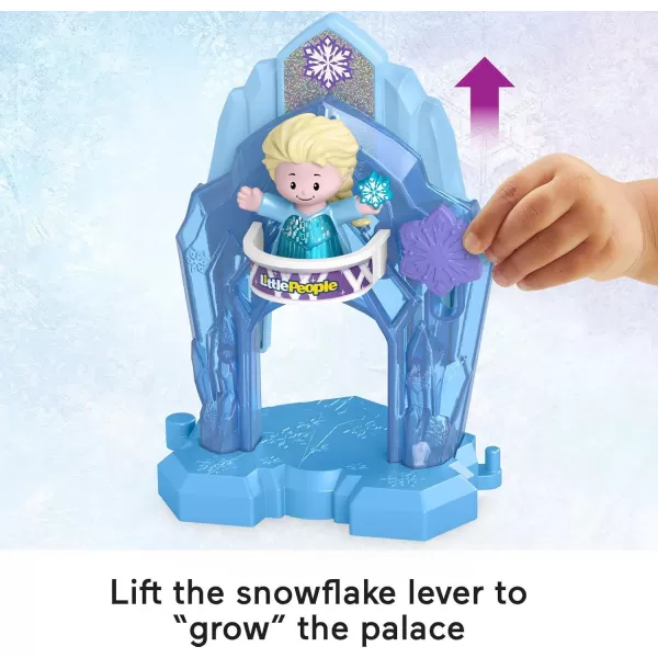 FisherPrice Little People Toddler Toys Disney Frozen Snowflake Village Playset with Anna Elsa ampamp Olaf for Ages 18 Months