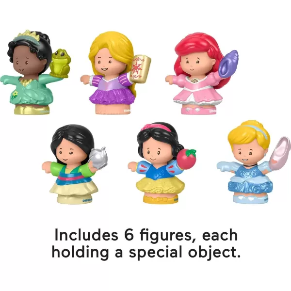 FisherPrice Little People Toddler Toys Disney Princess Story Duos 8Piece Figure Set for Pretend Play Kids Ages 18 Months  Amazon ExclusivePrincess 6Pack