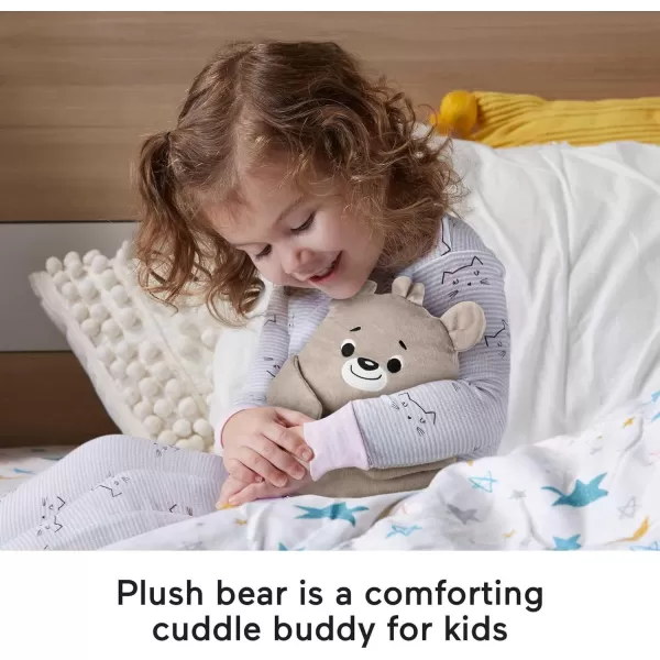 FisherPrice Newborn Toy Baby Bear ampamp Firefly Soother Plush Sound Machine with Detachable Toddler Night Light for Infants Ages 0 Months
