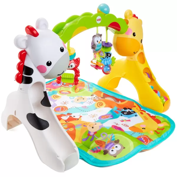 FisherPrice NewborntoToddler Play Gym with Music and LightsFrustration Free Packaging