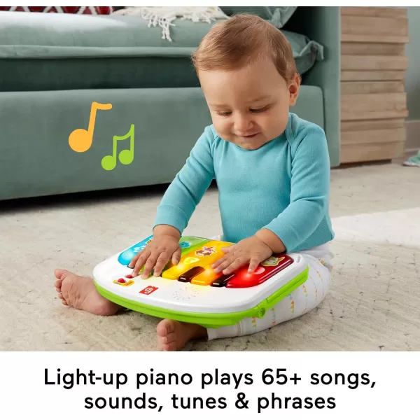 FisherPrice Portable Baby Chair Kick ampamp Play Deluxe SitMeUp Seat with Piano Learning Toy and Snack Tray for Infants to ToddlersGreen