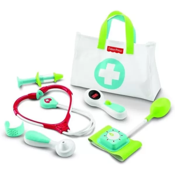 FisherPrice Preschool Pretend Play Medical Kit 7Piece Doctor Bag Dress Up Toys for Kids Ages 3 YearsMedical Kit