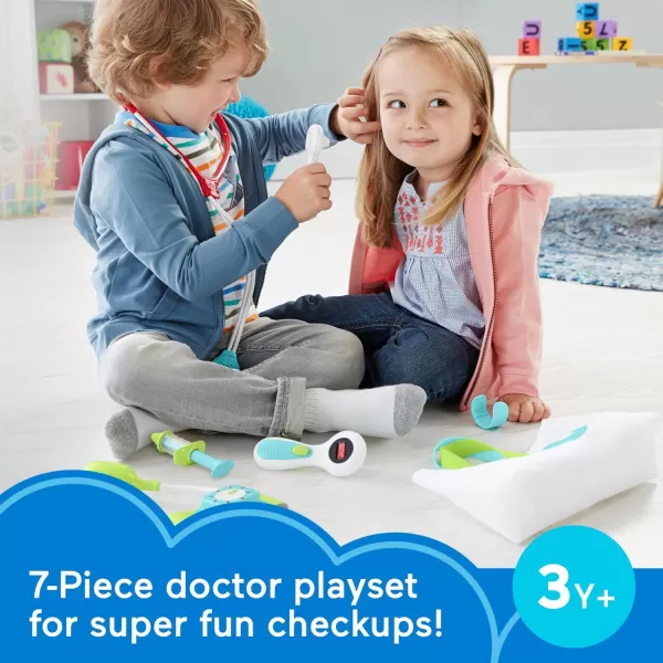 FisherPrice Preschool Pretend Play Medical Kit 7Piece Doctor Bag Dress Up Toys for Kids Ages 3 YearsMedical Kit