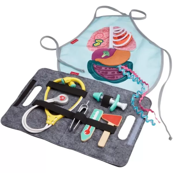 FisherPrice Preschool Toy Patient and Doctor Set 7Piece Dress Up Kit for Medical Pretend Play Kids Ages 3 Years