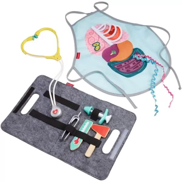 FisherPrice Preschool Toy Patient and Doctor Set 7Piece Dress Up Kit for Medical Pretend Play Kids Ages 3 Years