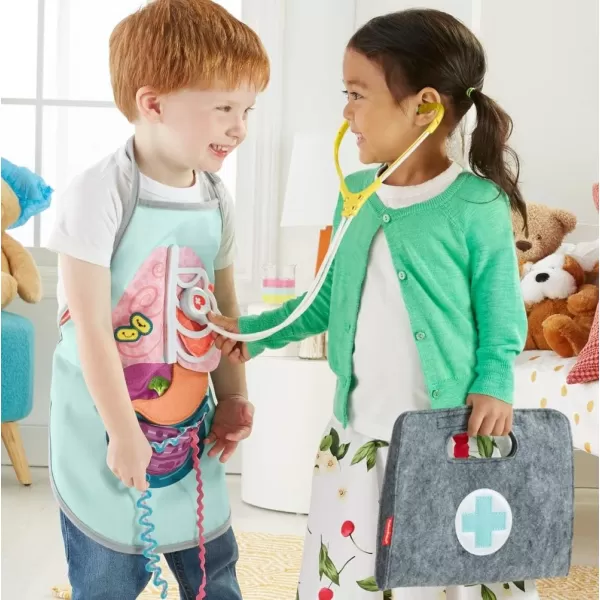 FisherPrice Preschool Toy Patient and Doctor Set 7Piece Dress Up Kit for Medical Pretend Play Kids Ages 3 Years