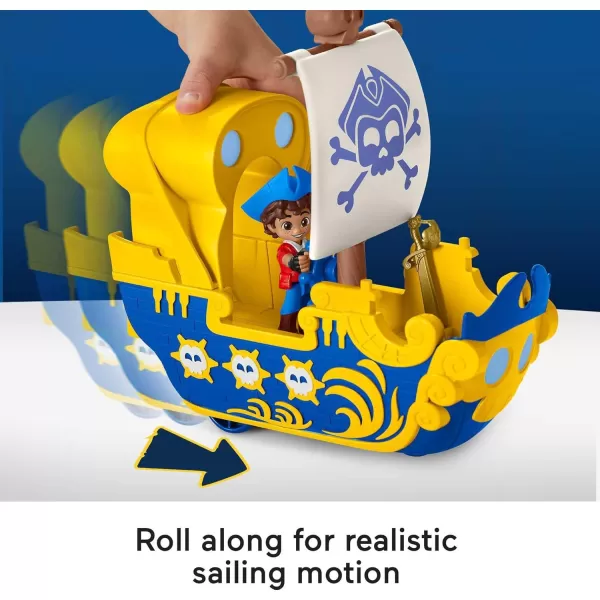 FisherPrice Preschool Toys Santiago of The Seas Santiago Figure ampamp El Bravo Pirate Ship for Pretend Play Kids Ages 3 Years