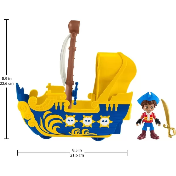 FisherPrice Preschool Toys Santiago of The Seas Santiago Figure ampamp El Bravo Pirate Ship for Pretend Play Kids Ages 3 Years