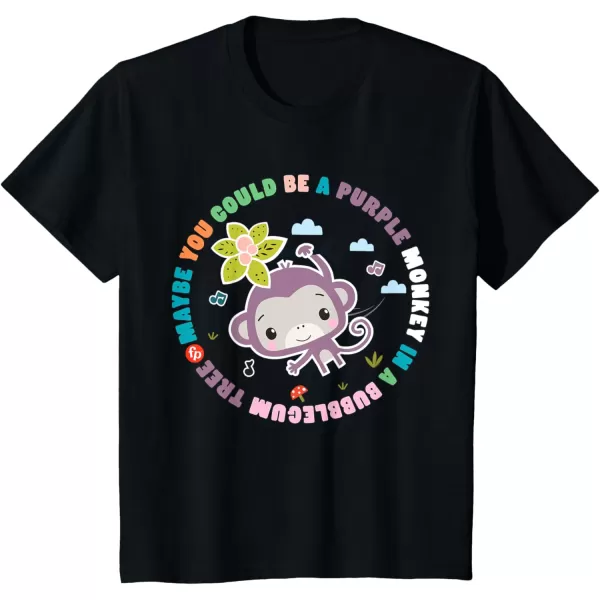 FisherPrice Purple Monkey  Hanging Purple Monkey TShirtBlack