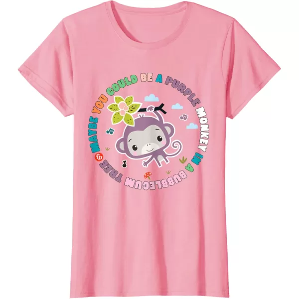 FisherPrice Purple Monkey  Hanging Purple Monkey TShirtPink