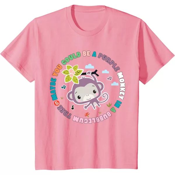 FisherPrice Purple Monkey  Hanging Purple Monkey TShirtPink