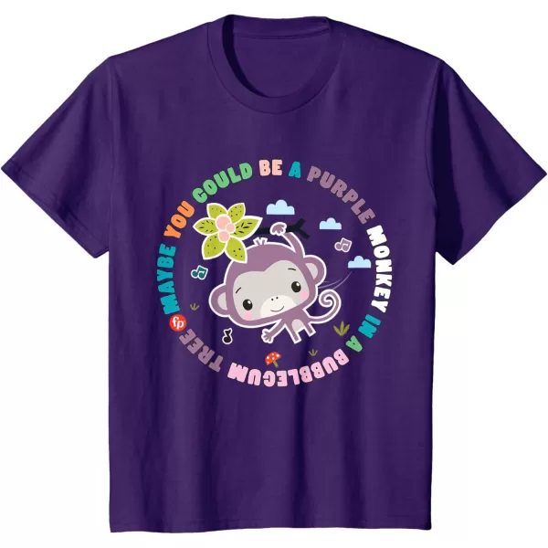 FisherPrice Purple Monkey  Hanging Purple Monkey TShirtPurple