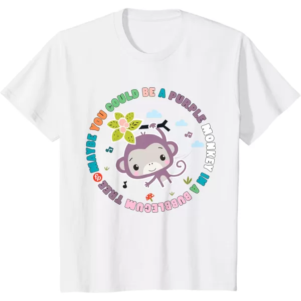 FisherPrice Purple Monkey  Hanging Purple Monkey TShirtWhite