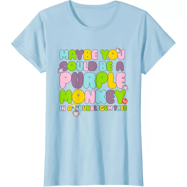 FisherPrice Purple Monkey  Maybe You Could Be TShirtBaby Blue