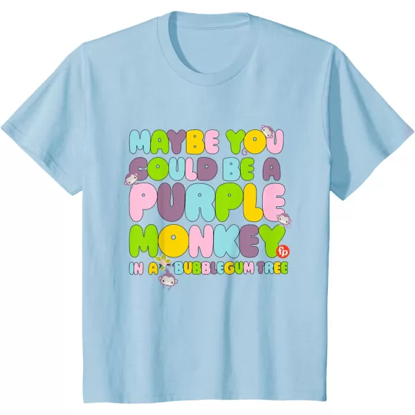 FisherPrice Purple Monkey  Maybe You Could Be TShirtBaby Blue