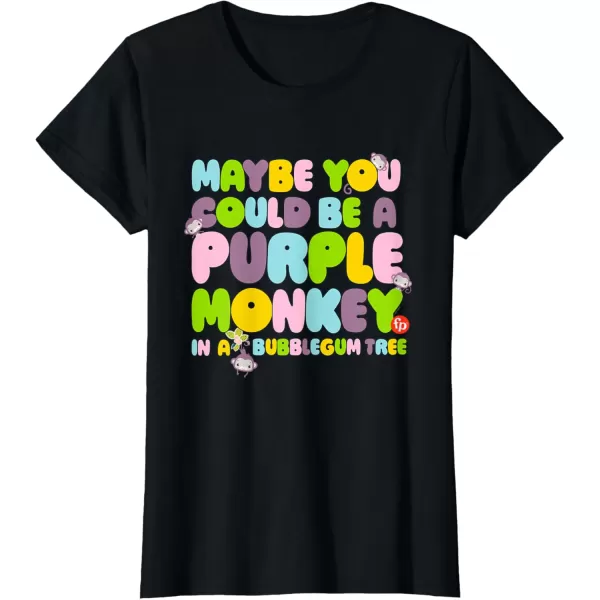 FisherPrice Purple Monkey  Maybe You Could Be TShirtBlack