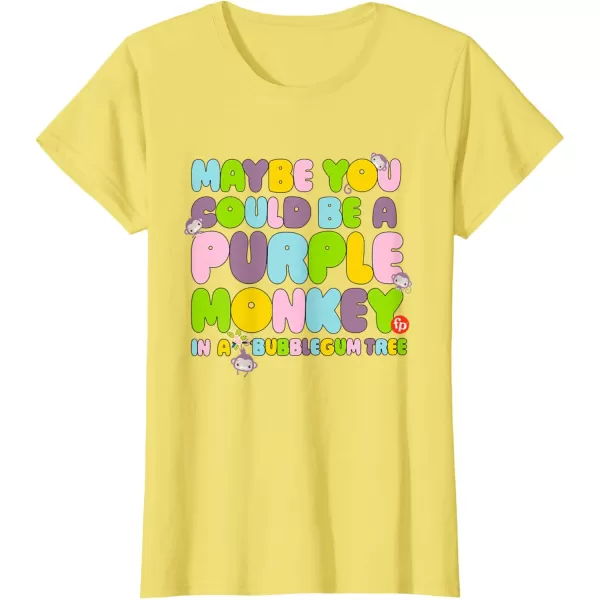 FisherPrice Purple Monkey  Maybe You Could Be TShirtLemon Yellow