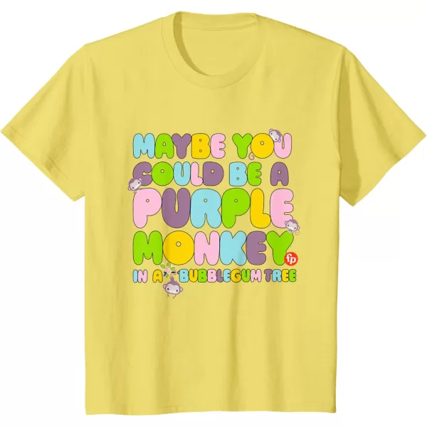 FisherPrice Purple Monkey  Maybe You Could Be TShirtLemon Yellow
