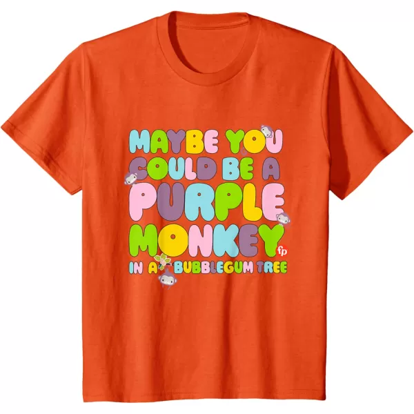 FisherPrice Purple Monkey  Maybe You Could Be TShirtOrange