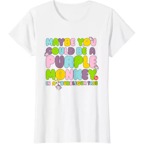 FisherPrice Purple Monkey  Maybe You Could Be TShirtWhite