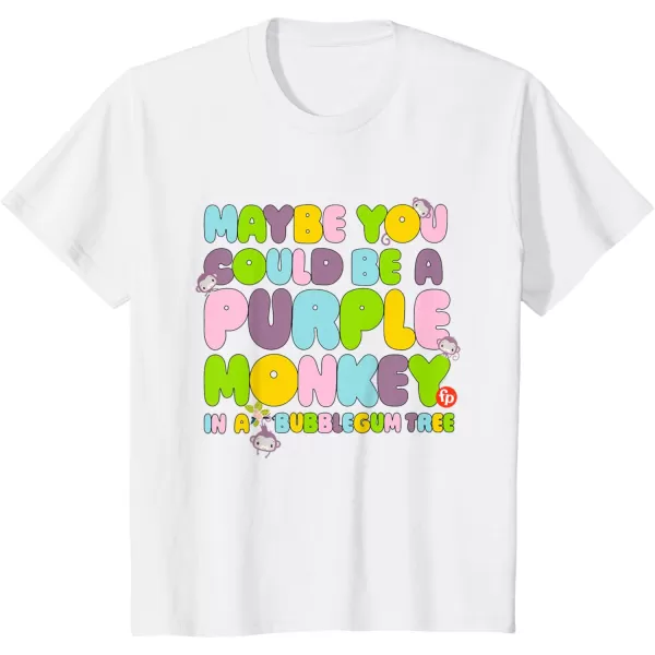FisherPrice Purple Monkey  Maybe You Could Be TShirtWhite