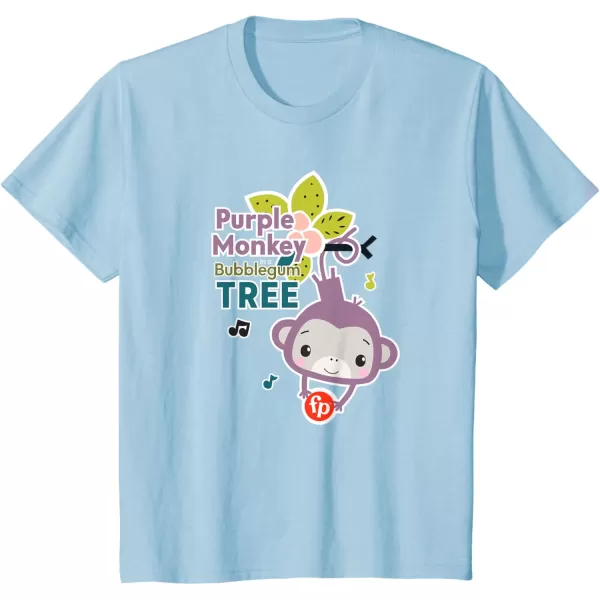 FisherPrice Purple Monkey Bubblegum Tree TShirtBaby Blue