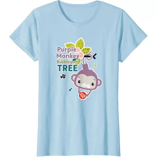 FisherPrice Purple Monkey Bubblegum Tree TShirtBaby Blue