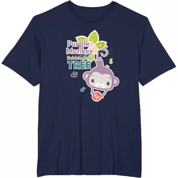FisherPrice Purple Monkey Bubblegum Tree TShirtNavy Blue