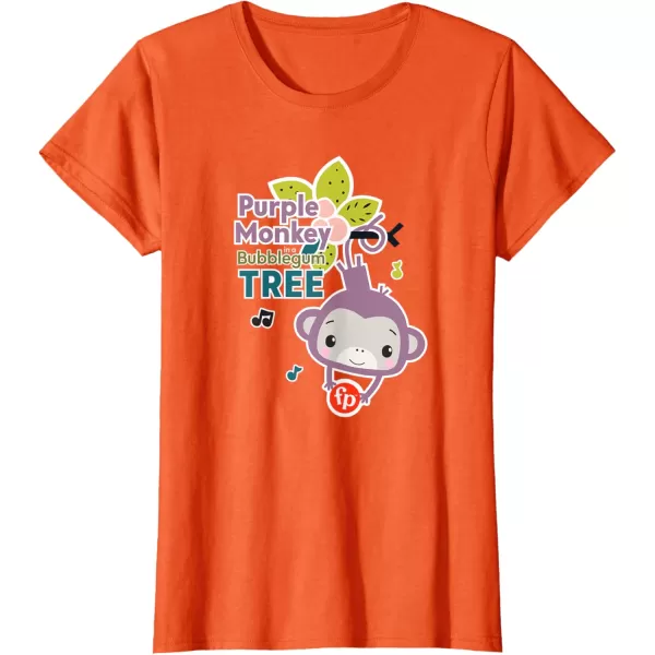 FisherPrice Purple Monkey Bubblegum Tree TShirtOrange