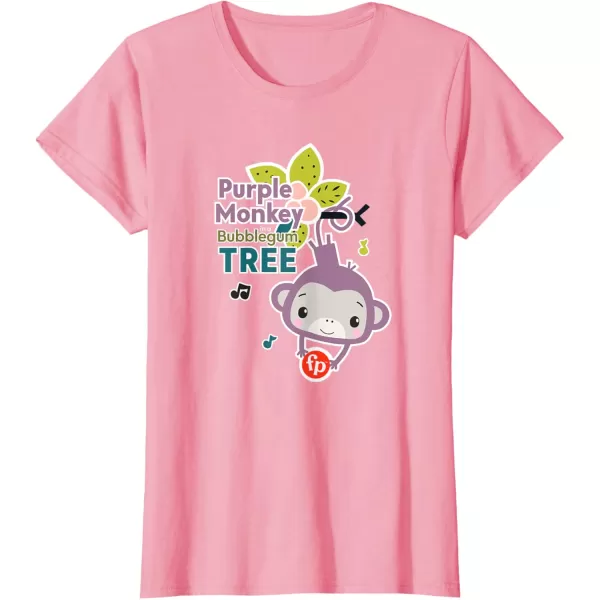 FisherPrice Purple Monkey Bubblegum Tree TShirtPink