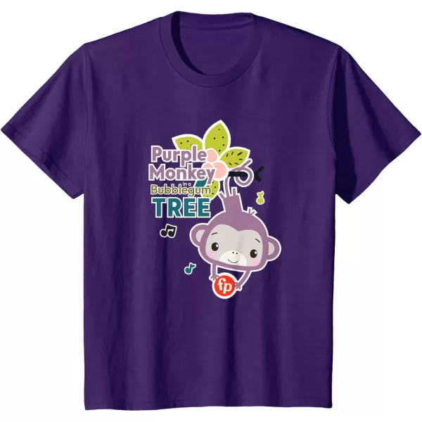 FisherPrice Purple Monkey Bubblegum Tree TShirtPurple