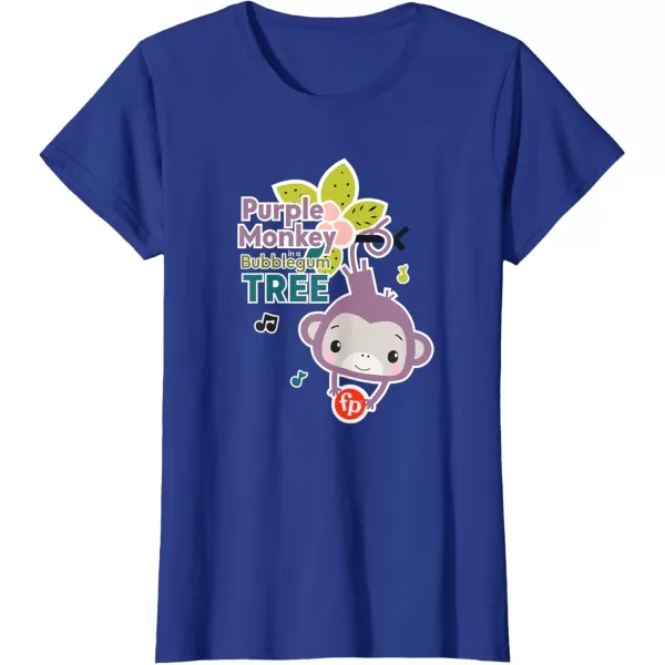 FisherPrice Purple Monkey Bubblegum Tree TShirtRoyal Blue