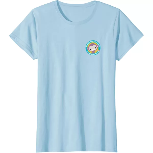 FisherPrice Purple Monkey Circle TShirtBaby Blue
