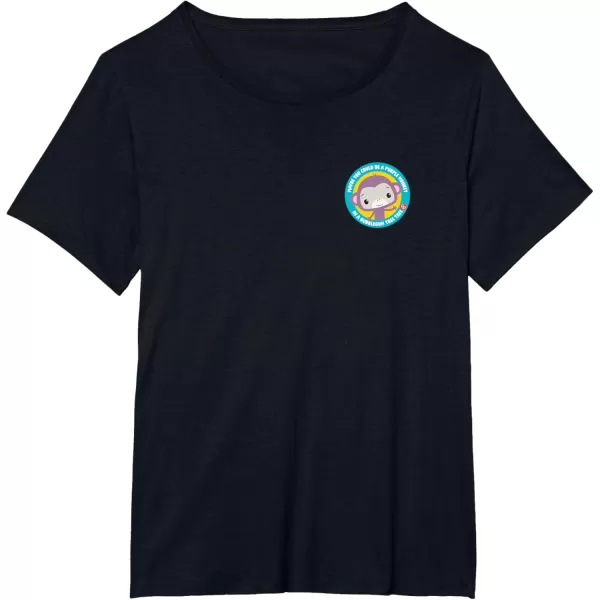 FisherPrice Purple Monkey Circle TShirtBlack