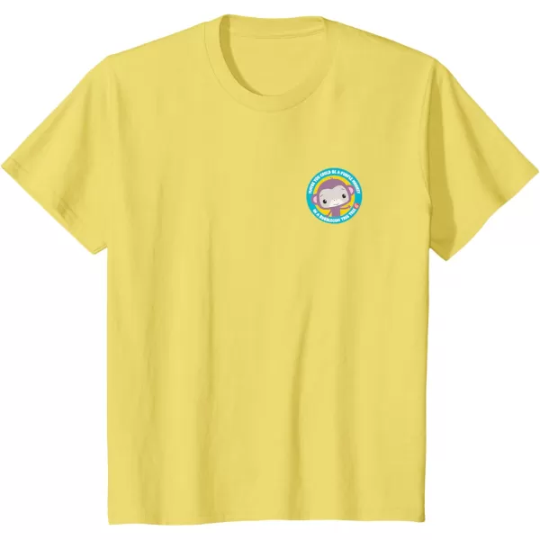 FisherPrice Purple Monkey Circle TShirtLemon Yellow