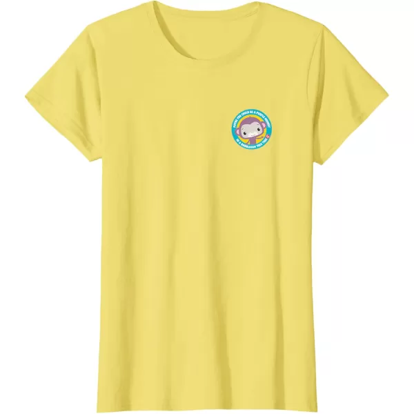 FisherPrice Purple Monkey Circle TShirtLemon Yellow