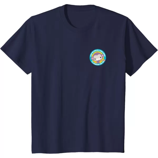 FisherPrice Purple Monkey Circle TShirtNavy Blue