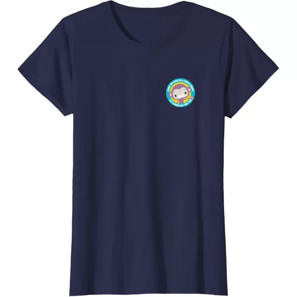 FisherPrice Purple Monkey Circle TShirtNavy Blue