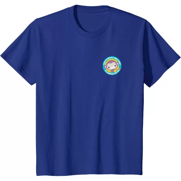 FisherPrice Purple Monkey Circle TShirtRoyal Blue