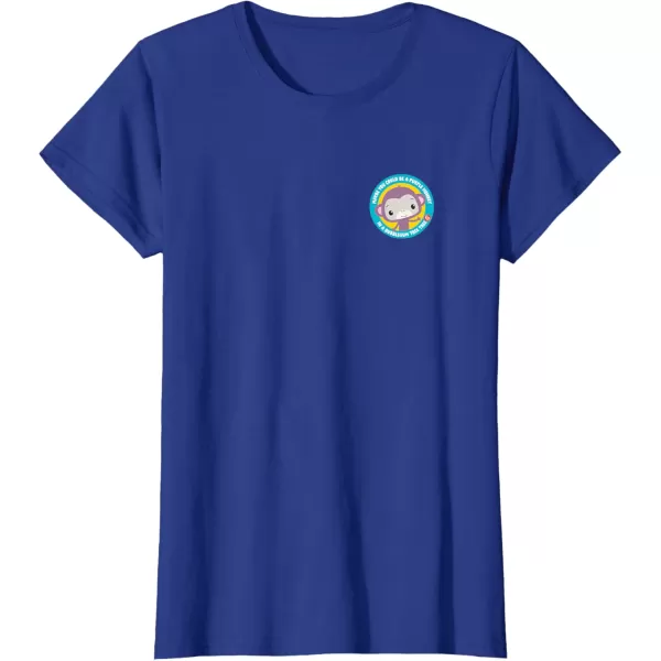 FisherPrice Purple Monkey Circle TShirtRoyal Blue